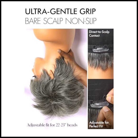 Short Pixie Cut Glueless Wig Human Hair Modern Chic Throw On & Go